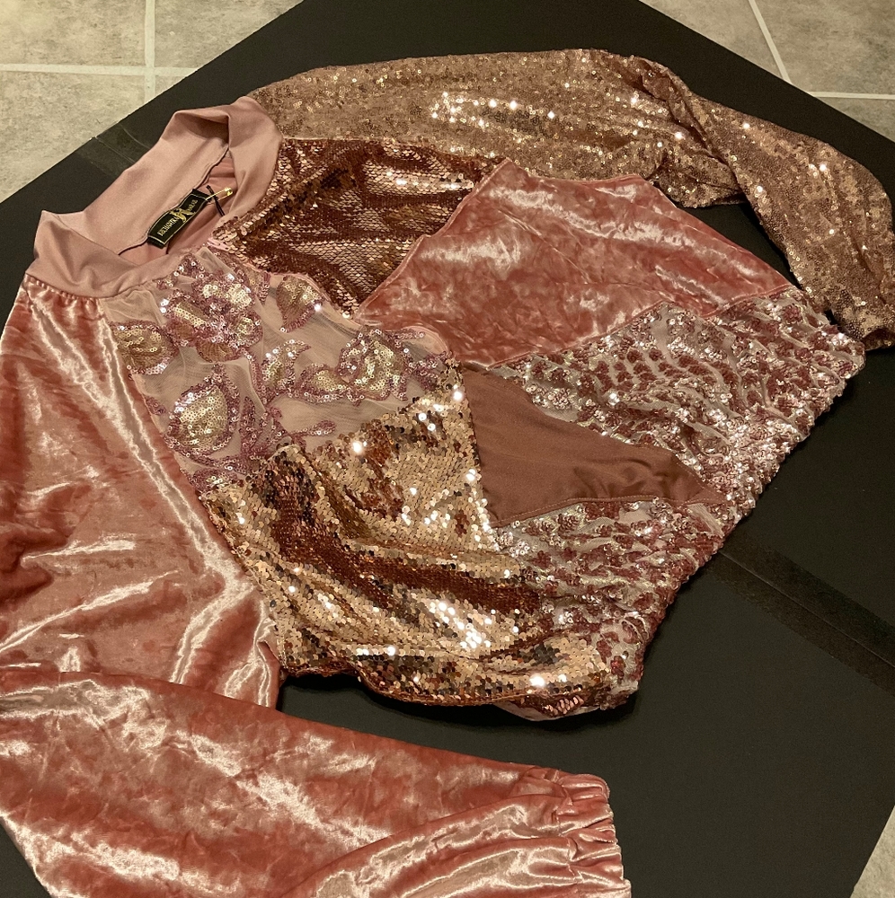 Mixed Rose Gold Pullover